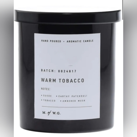 Makers of Wax Goods Warm Tobacco Scented Jar Candle - Picture 1 of 2